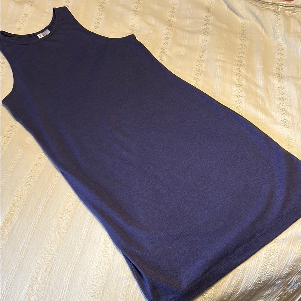 Ladies Divided H&M Basic Solid Purple Dress